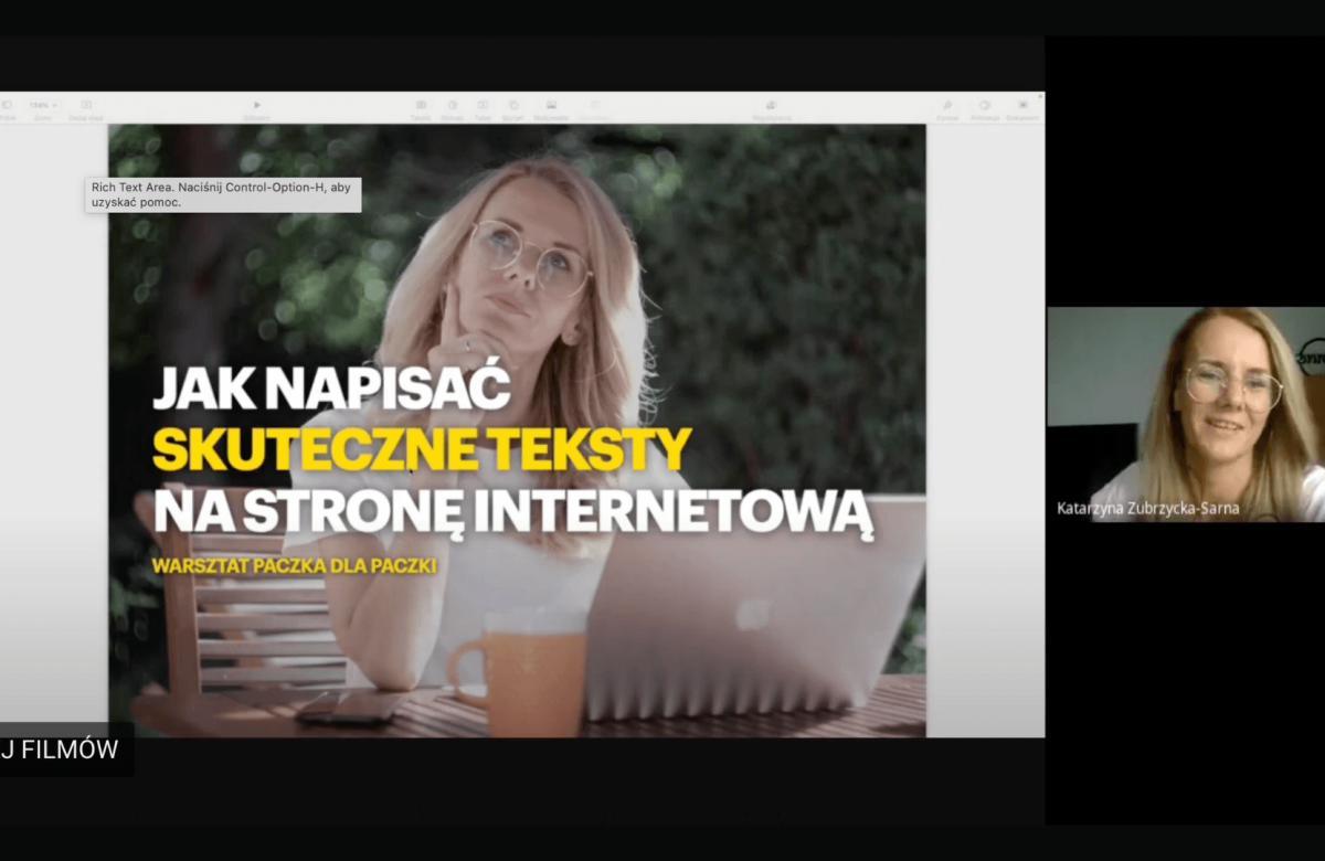 Skuteczne teksty na stronę internetową. Kasia Zubrzycka-Sarna. Paczka GirlBossek