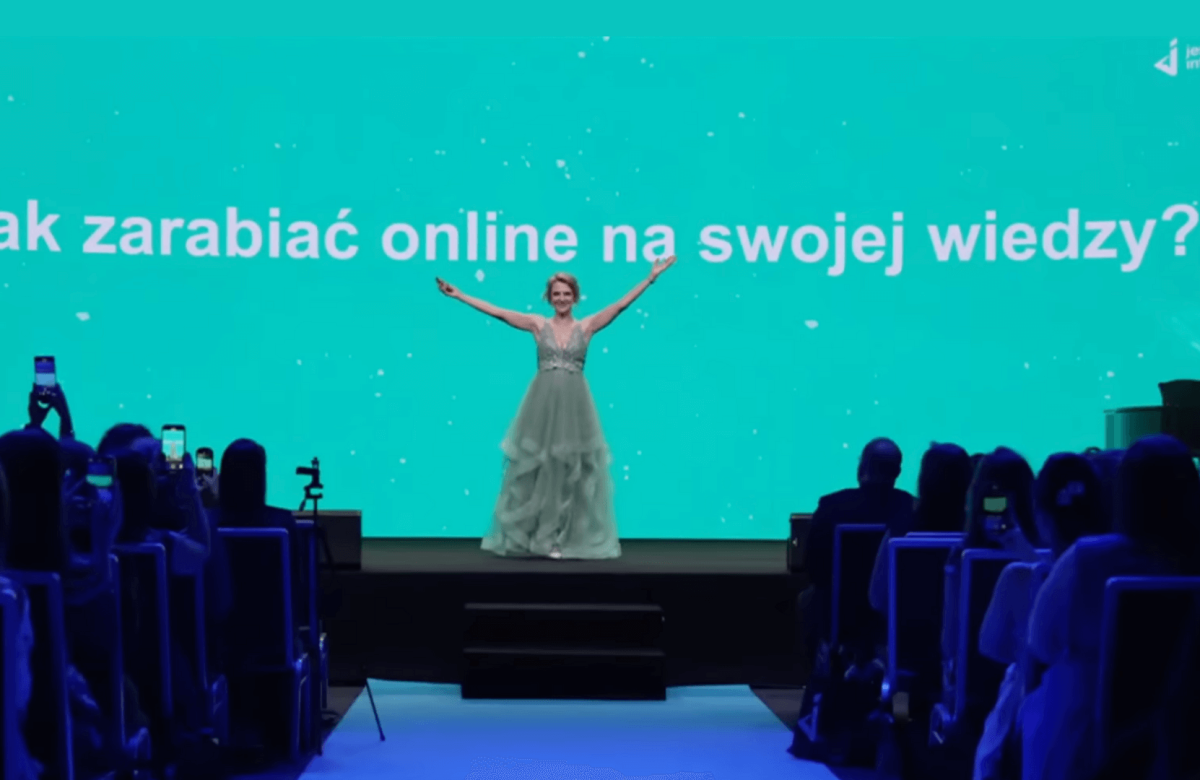 Jak zarabiać online na wiedzy. Ola Gościniak. Gala Kursory Roku 2023