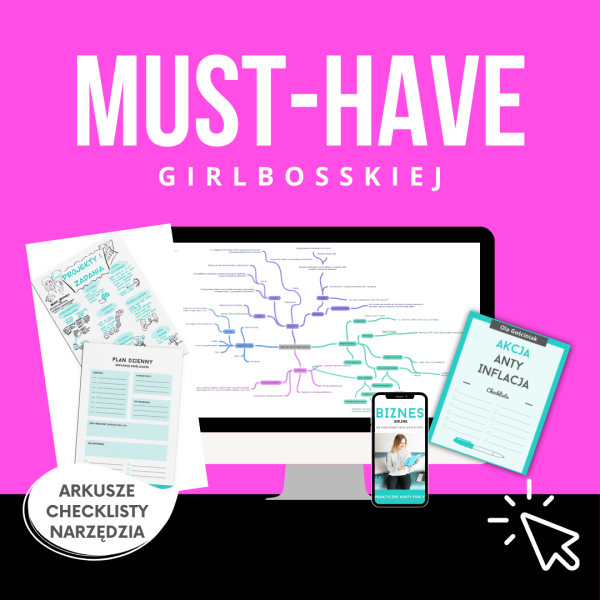 MUST-HAVE GIRLBOSSKIEJ - Zestaw e-booków i workbooków