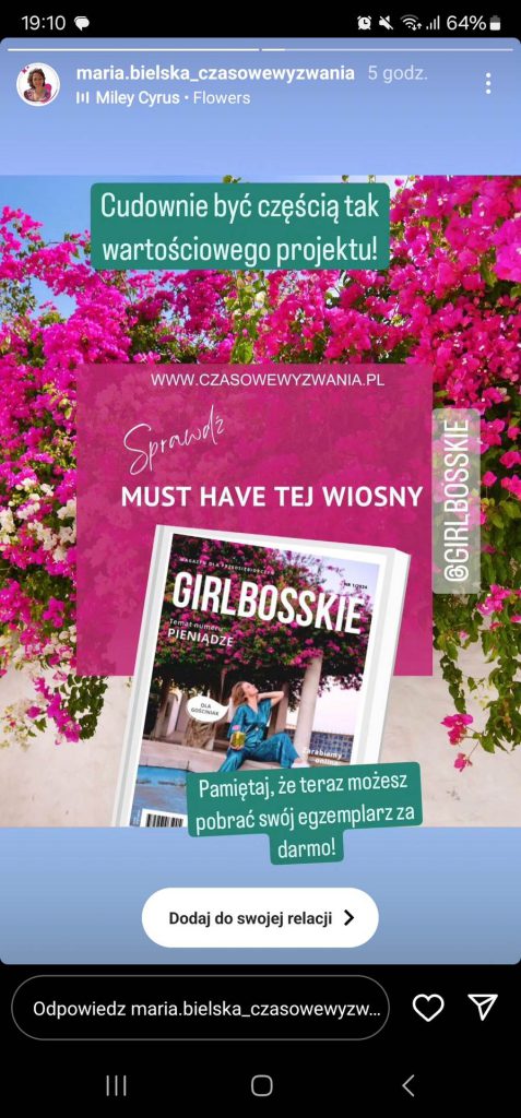 magazyn girlbosskie instastory 04 - Magazyn GIRLBOSSKIE