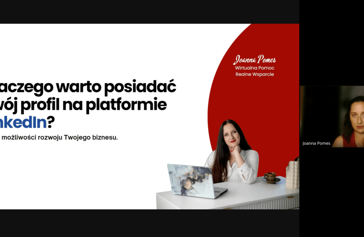 Dlaczego warto mieć profil na LinkedIn Joanna Pomes. Paczka Girlbosskie