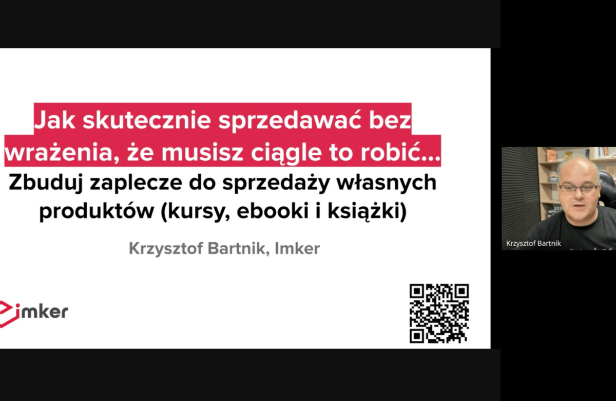 Jak skutecznie sprzedawać bez wrażenia, że musisz ciągle to robić. Krzysztof Bartnik. Paczka Girbosskie