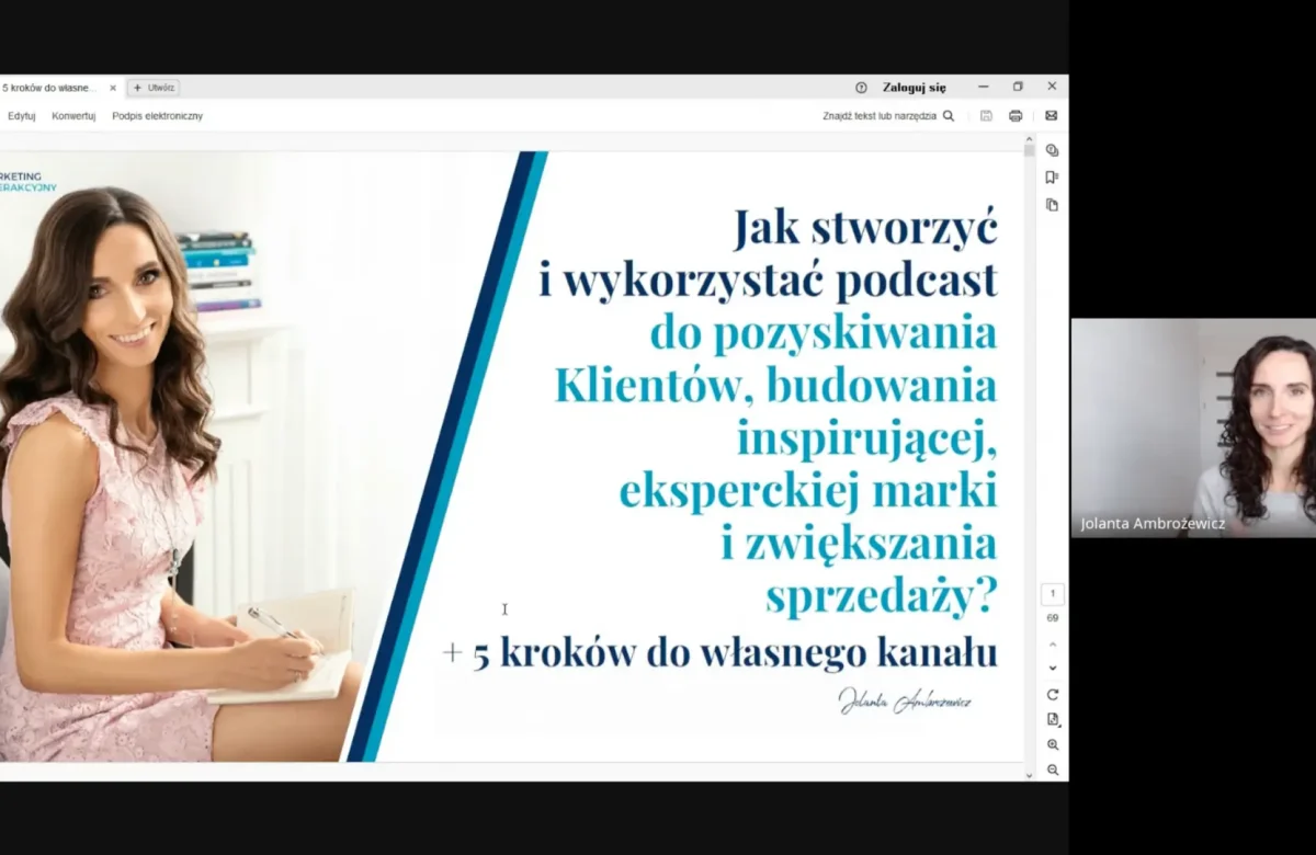 5 kroków do własnego podcastu. Jolanta Ambrożewicz. Paczka Girlbosskich