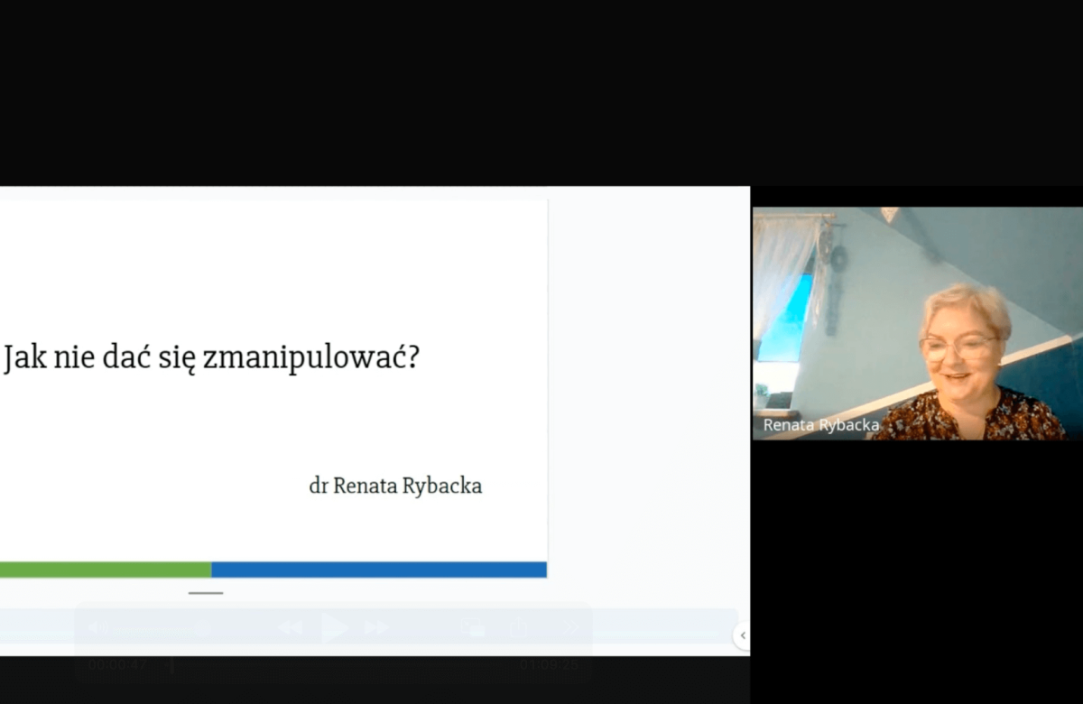 Jak nie dać się zmanipulować. Dr Renata Rybacka. Paczka Girlbosskich