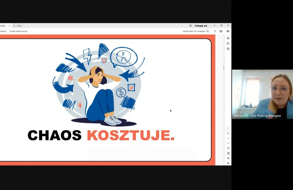 Zorganizowany biznes = więcej klientów. Aleksandra Proksa-Bielawa. Paczka Girlbosskich