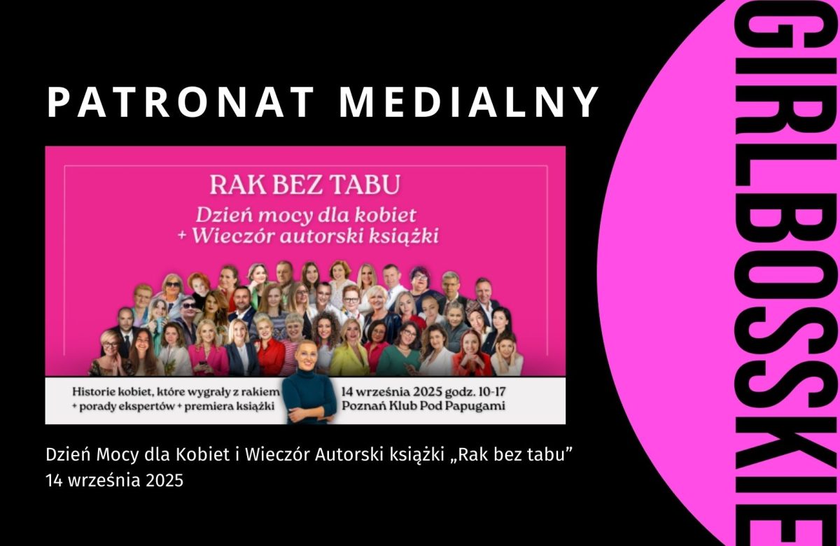 Dzień Mocy dla Kobiet i Wieczór Autorski książki „Rak bez tabu” w Poznaniu