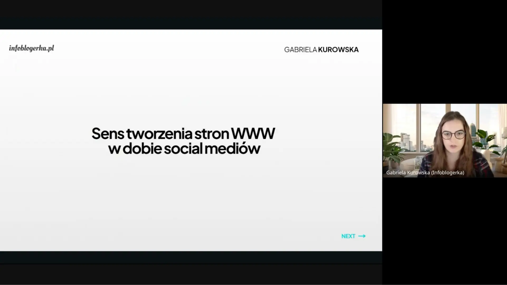 Jakie sekcje i elementy na stronie WWW budują wizerunek eksperta?