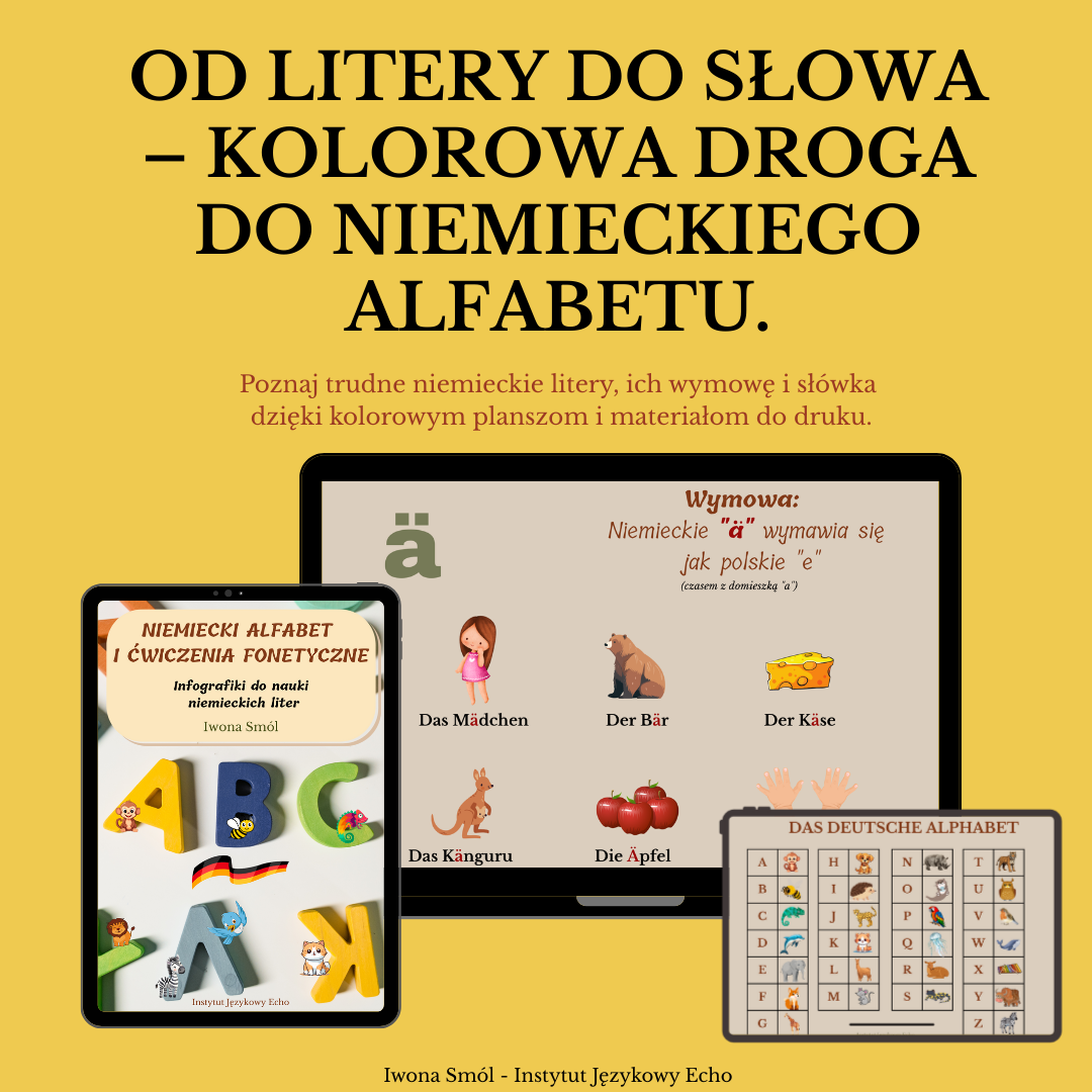 Niemiecki alfabet - Produkt miesiąca SONDA wrzesień 2025