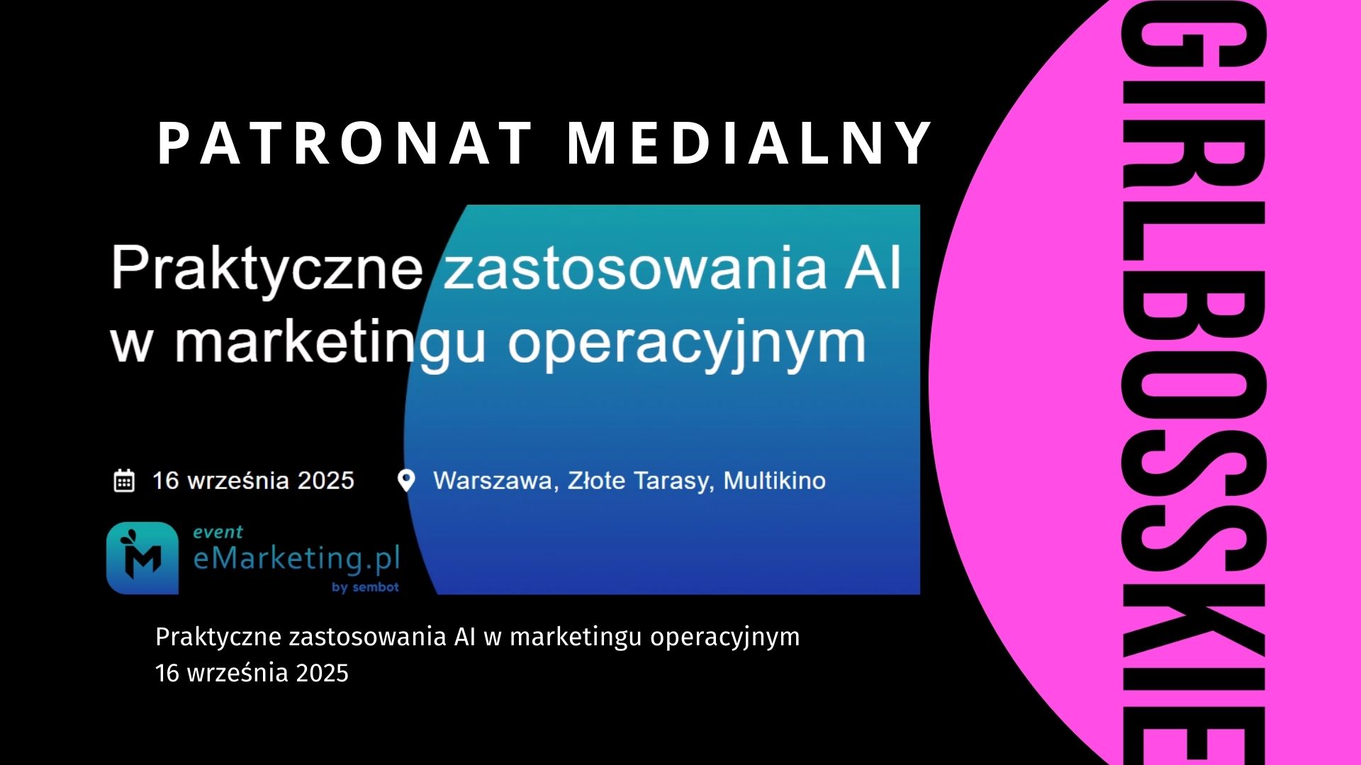 AI zmienia marketing – konferencja Emarketing.pl Event już 16 września w Warszawie