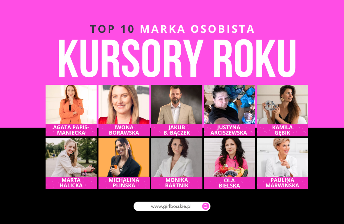 TOP 10 KURSORY ROKU - marka osobista