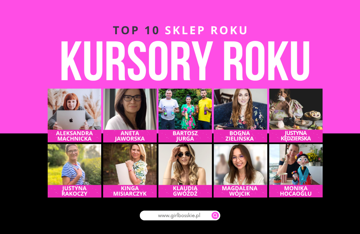 TOP 10 KURSORY ROKU - sklep e-commerce roku
