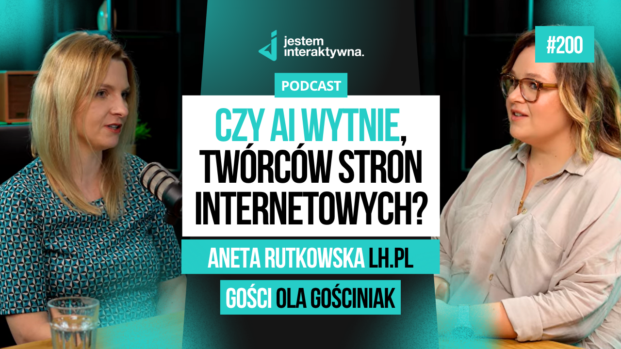 Czy sztuczna inteligencja zastąpi twórców stron internetowych? – Aneta Rutkowska i Ola Gościniak