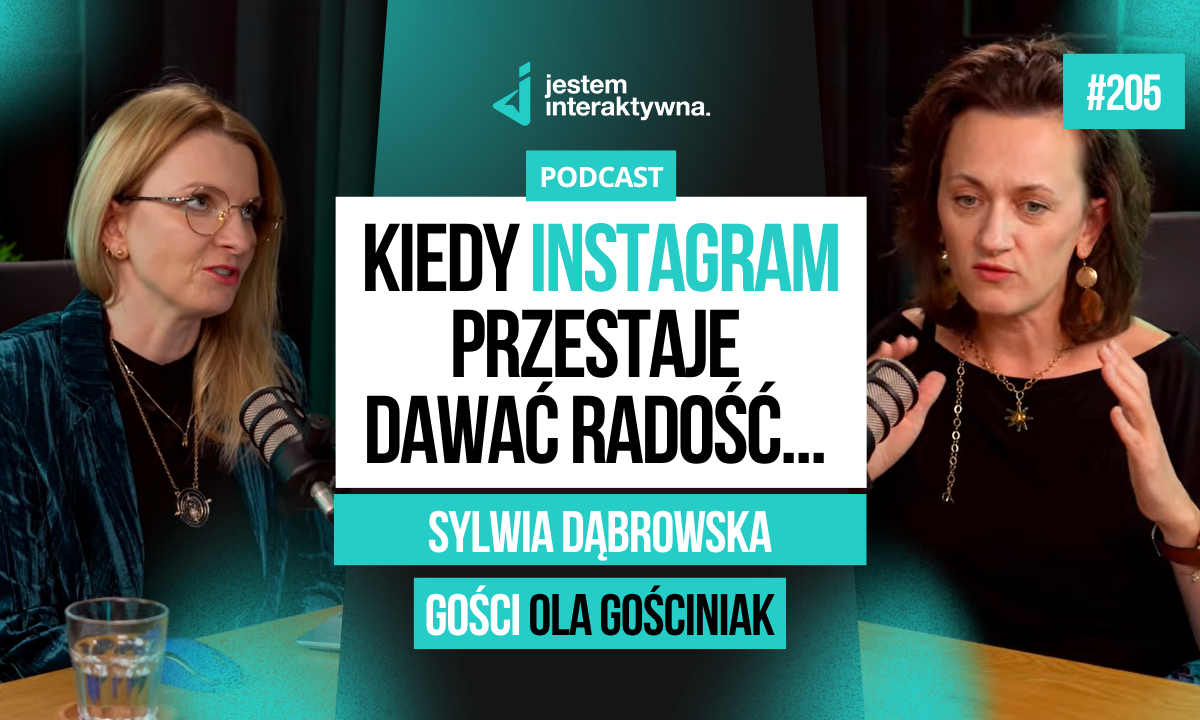 Kiedy Instagram przestaje  dawać radość… – Sylwia Dąbrowska i Ola Gościniak